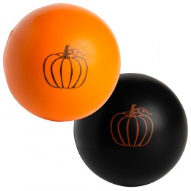 Logo Branded Pumpkin Squeezies Stress Reliever Ball