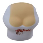 Pu Foam Boob Shape Stress Toy Logo Branded