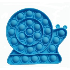 Snail Shape Push Pop Bubble Fidget Toy with Logo