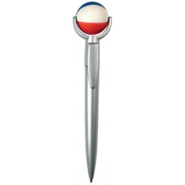 Beachball Specialty Pen w/Squeeze Topper with Logo  Beachball Specialty Pen w/Squeeze Topper with Logo