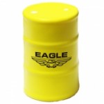 Yellow Oil Drum Stress Reliever Custom Printed