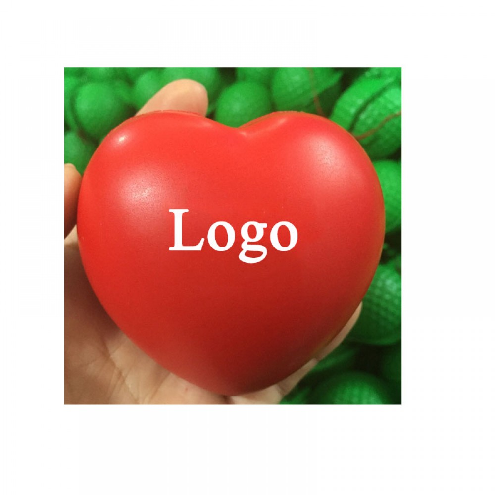 Heart-ShapeD PU Stress Ball Custom Imprinted Heart-ShapeD PU Stress Ball Custom Imprinted