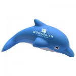 Blue Dolphin Stress Reliever Logo Branded