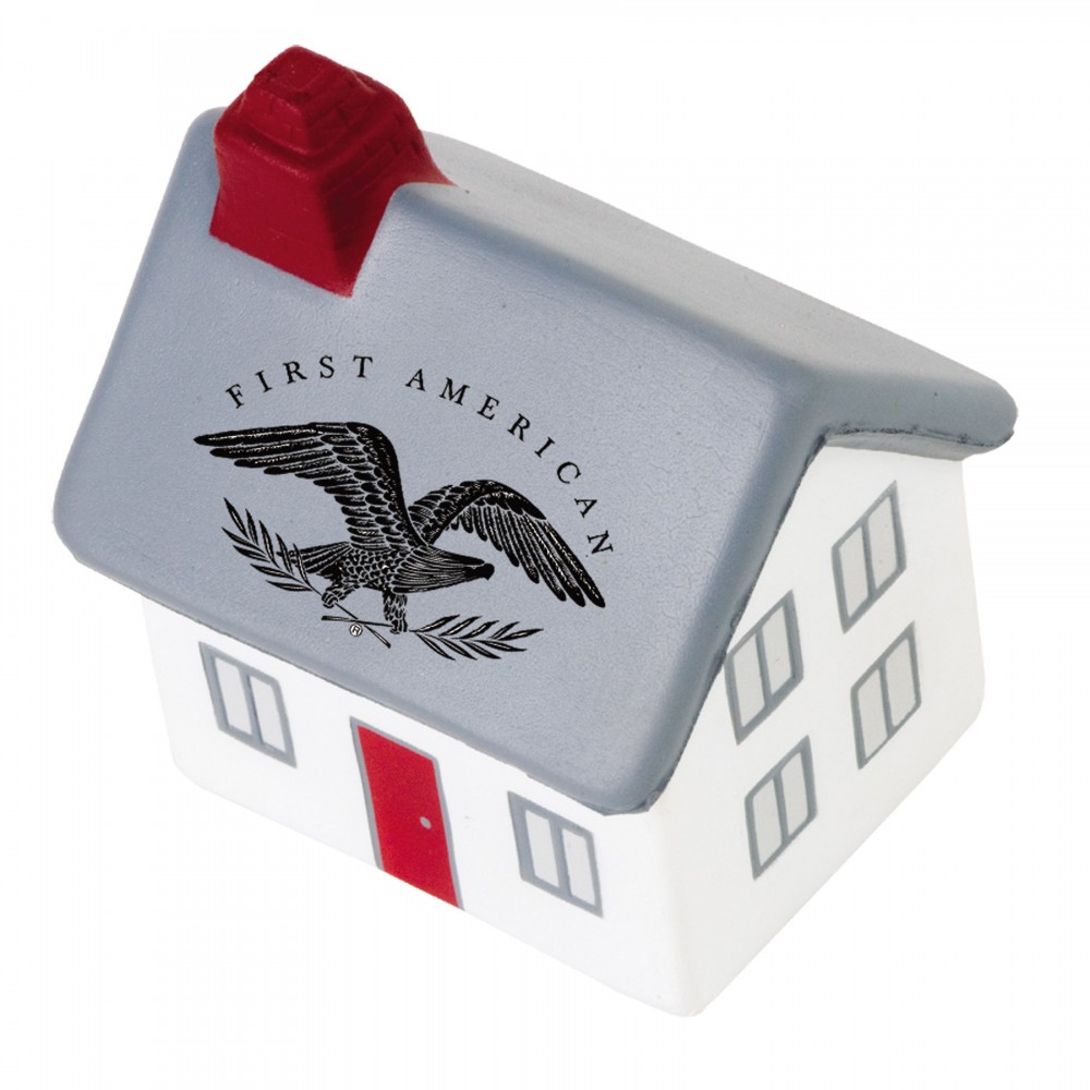 Logo Branded 2-Story Cottage/House Stress Reliever