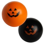 Jack-o-latern Squeezies Stress Reliever Ball with Logo