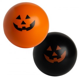 Jack-o-latern Squeezies Stress Reliever Ball with Logo  Jack-o-latern Squeezies Stress Reliever Ball with Logo