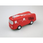 Fire Truck Shaped Stress Reliever with Logo