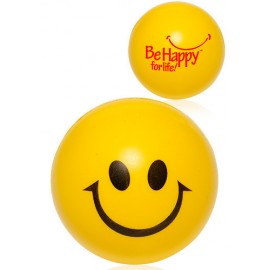 Smiley Face Stress Ball with Logo