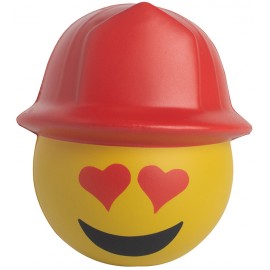 Customized Firefighter Emoji Squeezies Stress Reliever