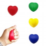 Logo Branded PU Heart-Shaped Stress Ball