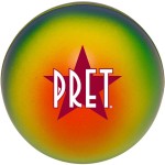 Rainbow Stress Balls w/ Custom Logo PU Stress Reliever Balls with Logo