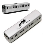 Silver Metro Train Stress Reliever Logo Branded