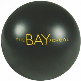 Personalized Black Stress Reliever Ball  Personalized Black Stress Reliever Ball