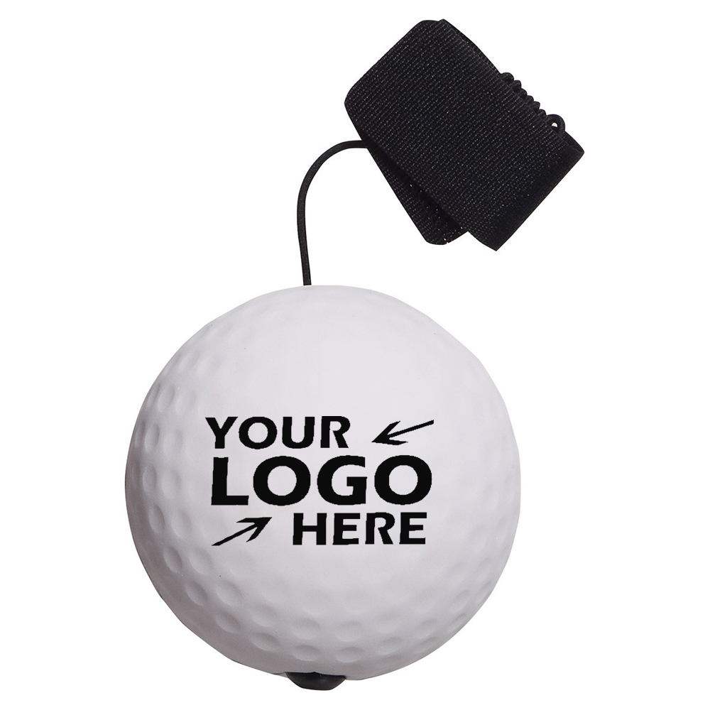 Golf Ball Stress Reliever Yo-Yo Bungee with Logo