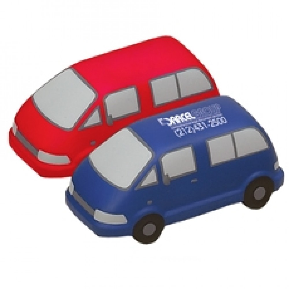 Mini Van Stress Reliever Custom Printed Mini Van Stress Reliever Custom Printed