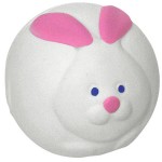 Logo Branded Bunny Rabbit Ball Stress Reliever
