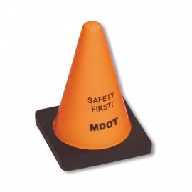 Construction Cone Stress Reliever with Logo  Construction Cone Stress Reliever with Logo