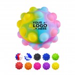 Silicone Bubble Fidget Ball with Logo