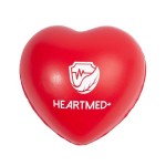 Logo Branded Heart Stress Balls