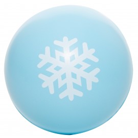 Holiday Snowflake Squeezies Stress Ball with Logo  Holiday Snowflake Squeezies Stress Ball with Logo