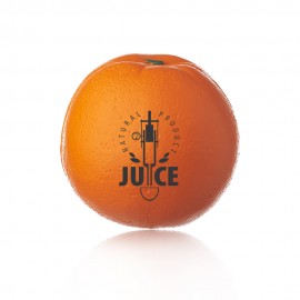 Orange Shaped Stress Balls with Logo
