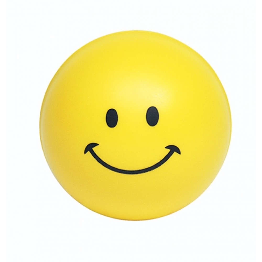 Smiley Face Squeezies Stress Reliever with Logo