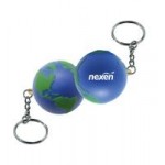 Earth Stress Reliever Keychain with Logo