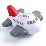 Custom Airplane Shaped Stress Reliever with Logo