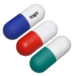 Logo Branded PU Foam Pill Stress Reliever