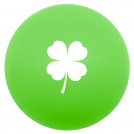 Four Leaf Clover Round Stress Ball with Logo  Four Leaf Clover Round Stress Ball with Logo
