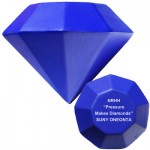 Custom Printed Blue Diamond Stress Reliever