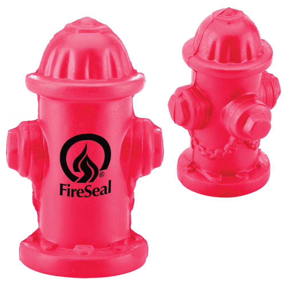 Custom Imprinted Fire Hydrant Stress Reliever Custom Imprinted Fire Hydrant Stress Reliever