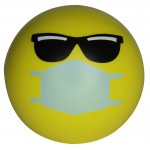 Cool PPE Emoji Squeezies Stress Ball with Logo