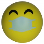 Personalized Happy PPE Emoji Squeezies Stress Ball