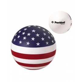 Personalized Stars and Stripes Patriotic Round Stress Ball  Personalized Stars and Stripes Patriotic Round Stress Ball