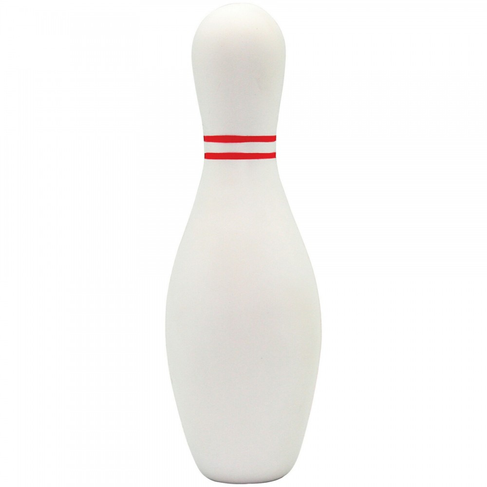 Customized Bowling Pin Squeezies Stress Reliever