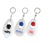Stress Relieving Snap Ball LED Keychain with Logo