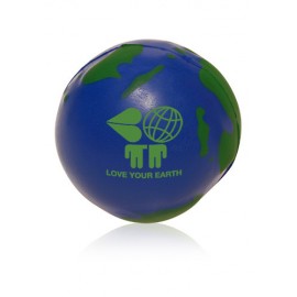 Logo Branded Earth Foam Stress Balls