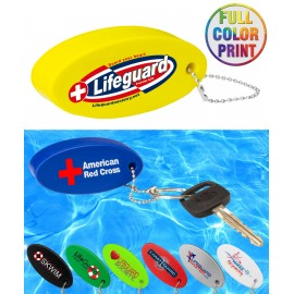Logo Branded Floating Stress Reliever Keychain Ball - Full Color