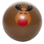 Holiday Rudolph Squeezies Stress Ball with Logo