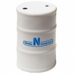 Logo Branded White Oil Drum Stress Reliever