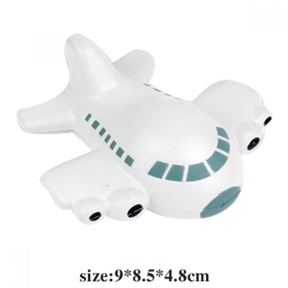 Logo Branded Airplane shaped stress reliever Logo Branded Airplane shaped stress reliever
