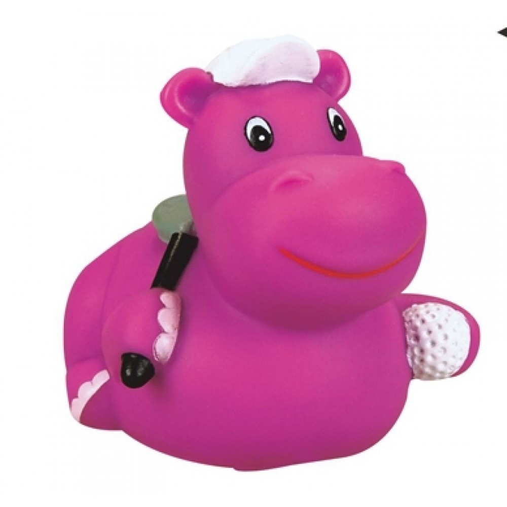 Rubber Golfer Hippo© Custom Imprinted Rubber Golfer Hippo© Custom Imprinted