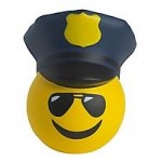 Policeman Hat Emoji Stress Reliever with Logo