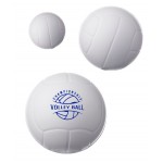 Union Printed - Volley Ball Shaped Stress Balls with 1-Color Logo with Logo