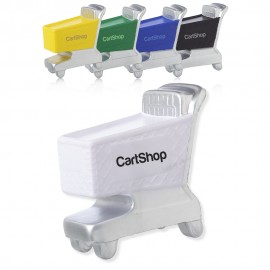 Super Market Cart Shaped Stress Balls with Logo  Super Market Cart Shaped Stress Balls with Logo
