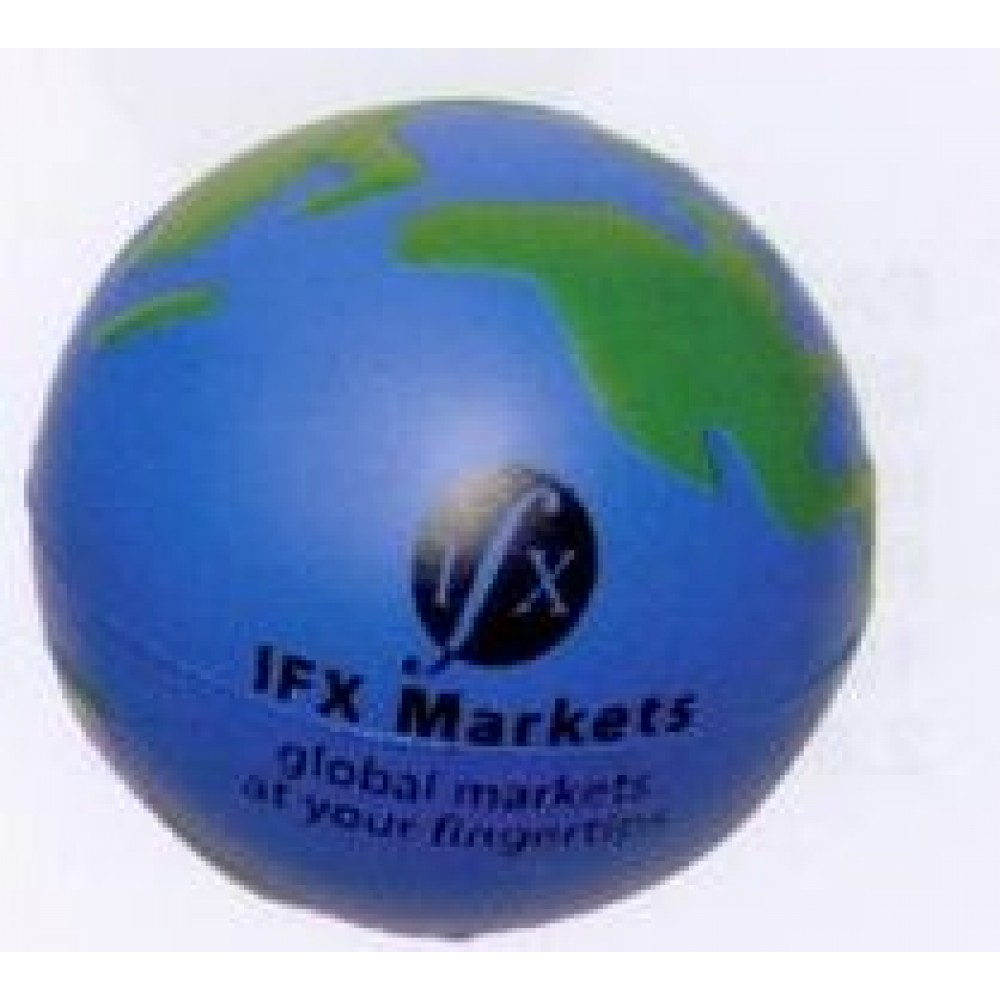 Custom Imprinted Sport Series Land Water Earth Ball Stress Reliever Custom Imprinted Sport Series Land Water Earth Ball Stress Reliever