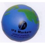 Custom Imprinted Sport Series Land Water Earth Ball Stress Reliever