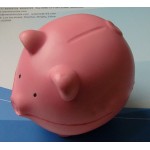 Pu Pig Stress Reliever Ball Squishy Toy Custom Imprinted