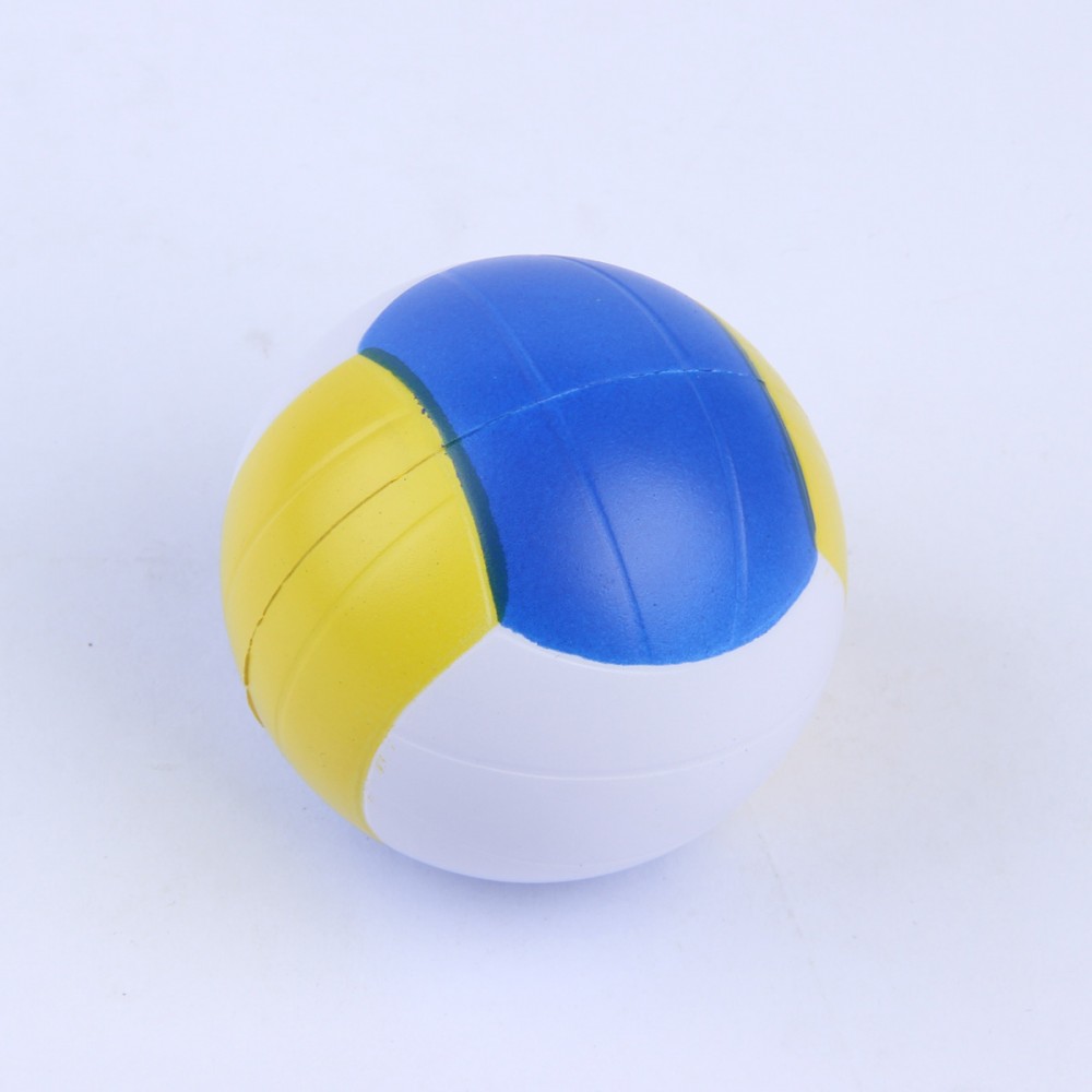 Stress Reliever Squeeze Toy - Volley Ball Logo Branded